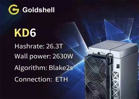 Server 2630W Asic KDA Bergmann-26.3TH/S Goldshell KD6